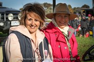 Vic Chair Ingrid Green hard at work as always with Karen Amore doing rounds in their Golf Cart © Michelle Terlato