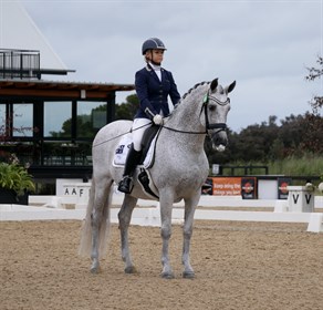 Victoria Davies and Andaluka Elegido at the Victorian Festival of Dressage at Boneo Park © Kirsty Pasto / the Australian Equestrian Team