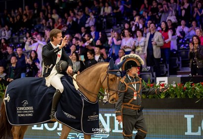 Victory lap during the Longines Masters Hong Kong 2019. © Longines Masters