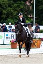Simone Pearce and Quando Unico at the FEI/WBFSH World Breeding Dressage Championships for Young Horses this year. © Timo Martis