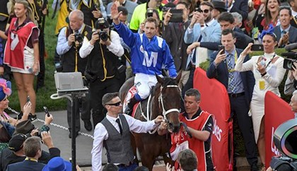 Winx after winning last year's Cox Plate © Racing Photos