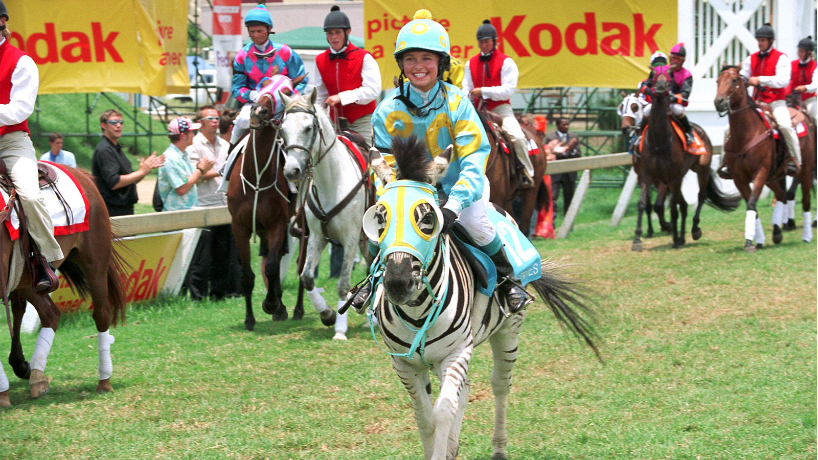 A ZEBRA EARNS ITS ‘RACING STRIPES’